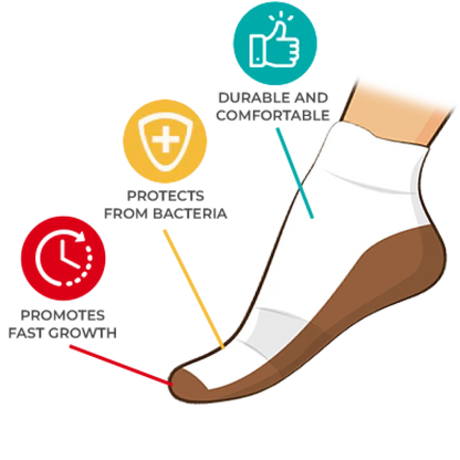 Anti-Fungal Copper Socks (2 Pairs)